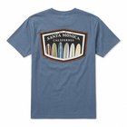 Santa Monica Cali Retro Badge Tee - Blue Jean B