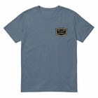 Santa Monica Cali Retro Badge Tee - Blue Jean F