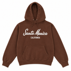 Santa Monica California Chocolate Hoodie