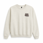 Santa Monica California Funky Letter Crewneck - Sand (Front)