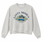 Santa Monica Crew Neck w/ Bus - Ash Grey