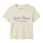 Santa Monica Dune Script Font Embroidered Terry Tee