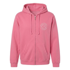 Santa Monica Full Zip Hoodie Sweater - Watermelon