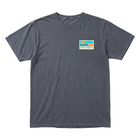 Santa Monica Golden Break Waves Tee - Indigo 
