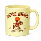 Santa Monica Legend Matte C Handle Mug - Lemon