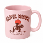 Santa Monica Legend Matte C Handle Mug - Pink