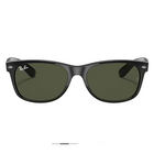 Ray-Ban New Wayfarer Classic Polished Black, G-15 Green Lenses