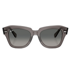 Ray-Ban State Street Polished Transparent Grey, Grey Gradient Lenses Front