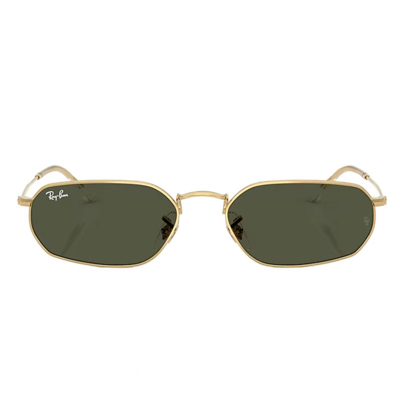 Ray-Ban RB3947 Polished Arista Gold, Green Lenses