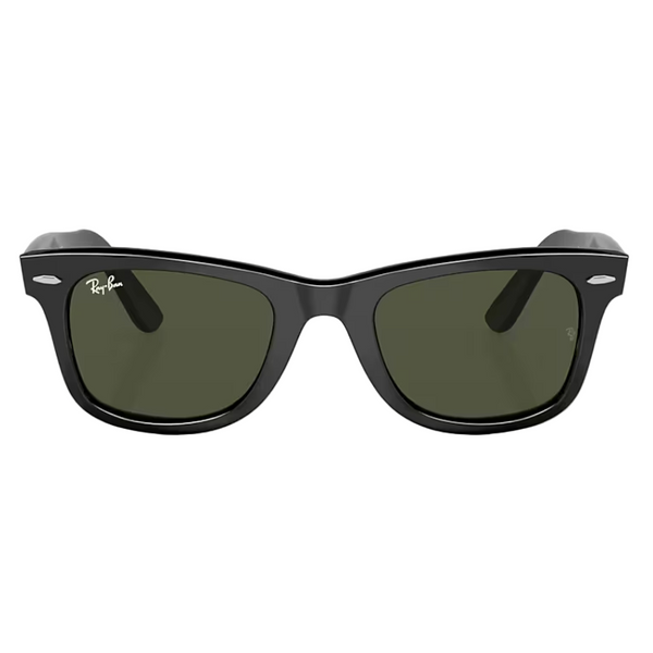 Ray-Ban Original Wayfarer Bio-Based Polished Black, Green Lenses