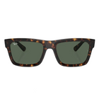 Ray-Ban Warren Bio-Based Polished Havana, Dark Blue Lenses (Front)