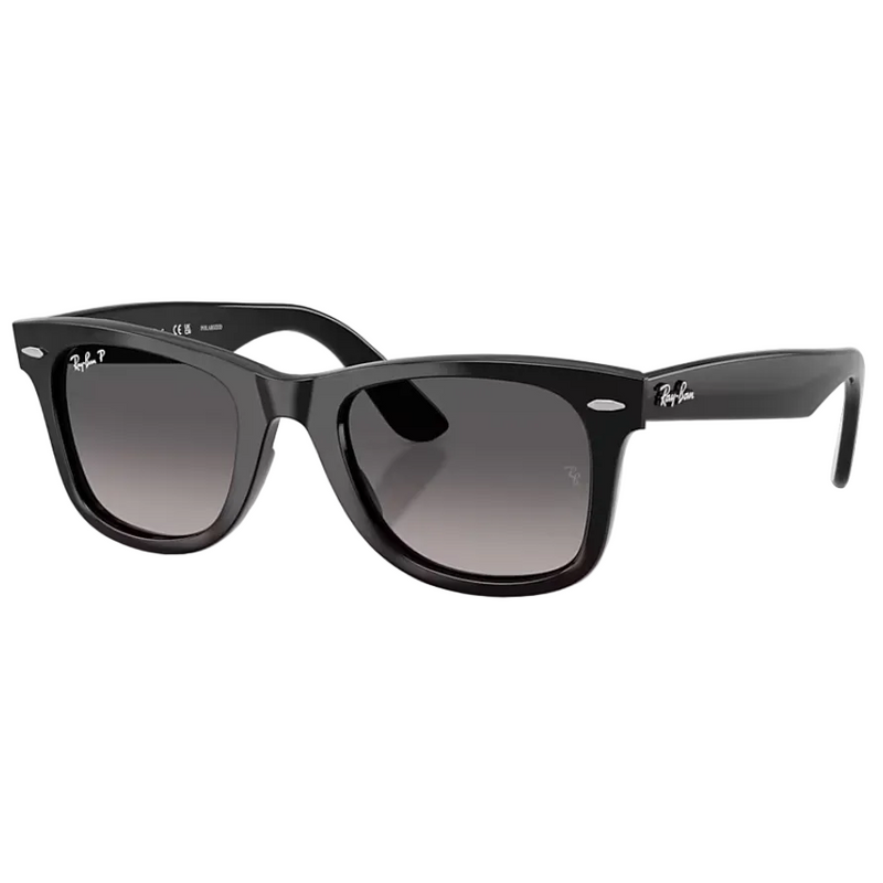 Ray-Ban Wayfarer Ease Polished Black, Gradient Grey  display picture 3