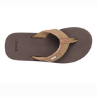 Top view Sanük Ziggy St Men's Flip Flops - Tan