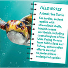 Sea Turtle 100 Piece Shaped Jigsaw Puzzle Notes