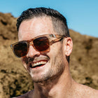 Model wearing Blenders - Sender Mojave Cove 