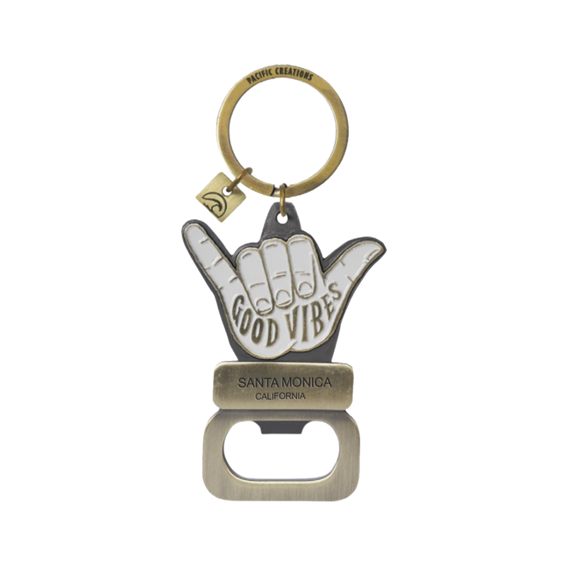 Santa Monica Shaka Keychain