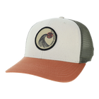 Santa Monica California Sketch Wave Mid-Pro Snapback - Stone/Bronze