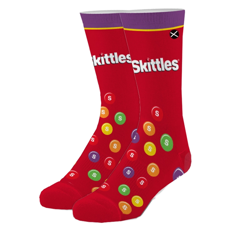 Odd Sox Skittles Pile - Men's Crew Straight
