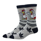 Sock Harbor Fried Chicken Socks - Black