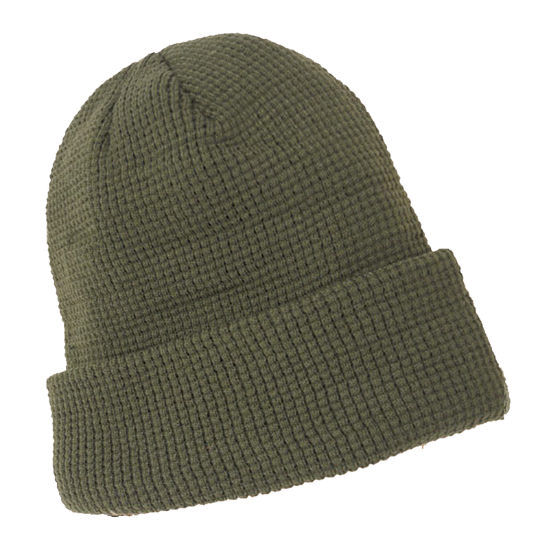 Soft Ribbed Knit Beanies Hat - Tan