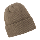 Soft Ribbed Knit Beanies Hat - Tan