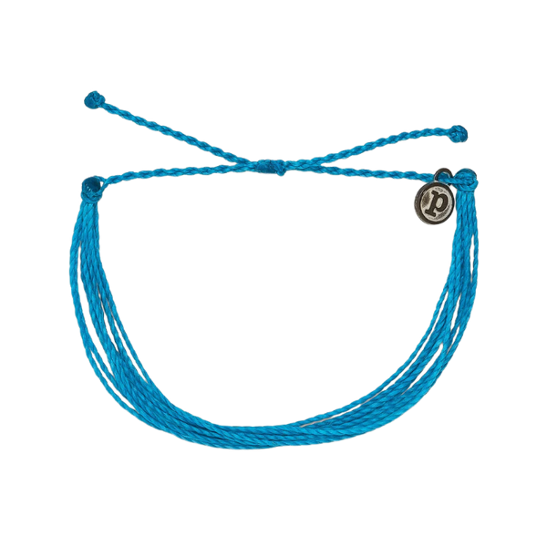 Pura Vida Solid Original Neon Blue Bracelet