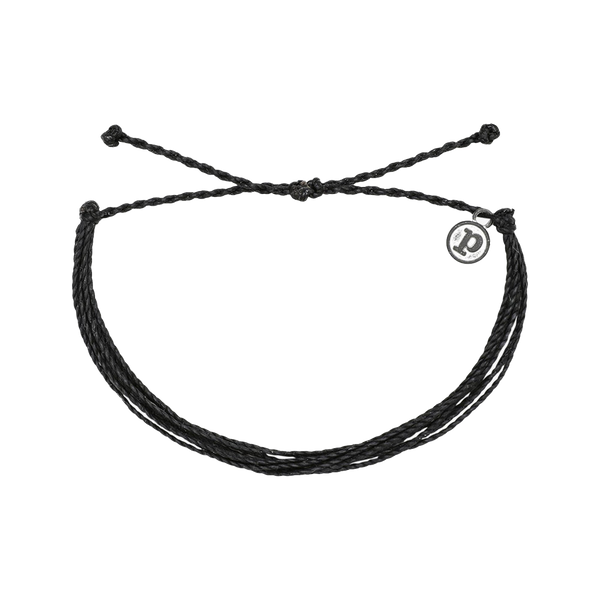 Pura Vida Solid Original Bracelet - Black