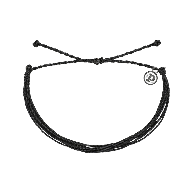 Pura Vida Solid Original Bracelet - Black