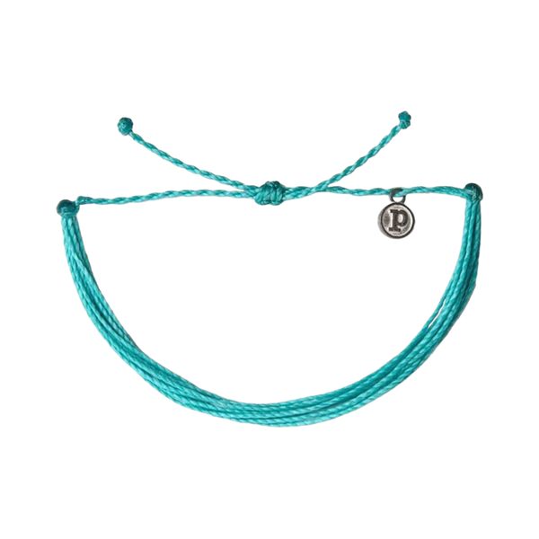 Pura Vida Solid Original Bracelet - Pacific Blue