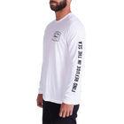 Salty Crew Stealth White Long Sleeve Sunshirt Side