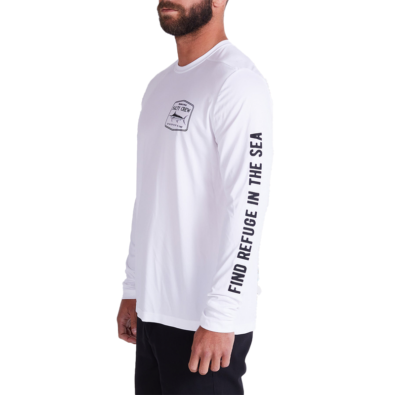 Salty Crew Stealth White Long Sleeve Sunshirt Side