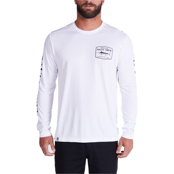 Salty Crew Stealth White Long Sleeve Sunshirt Front