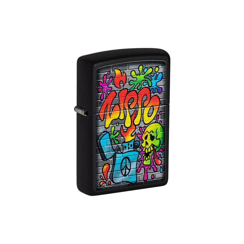 Zippo Lighter Street Art Design