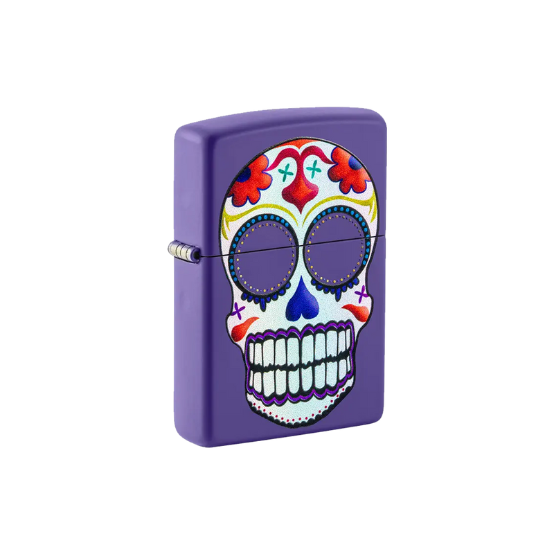 Zippo Lighter Sugar Skull Design