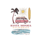 Santa Monica Summer Vibes Magnet