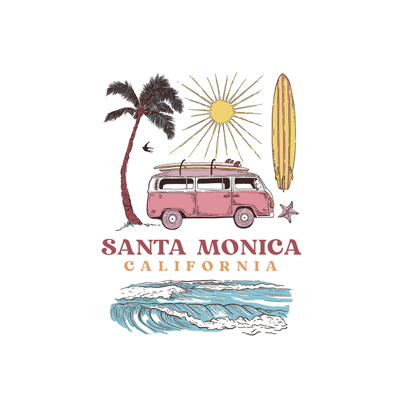 Santa Monica Summer Vibes Magnet