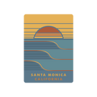 Santa Monica Surf Formation Magnet