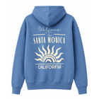 Ocean Drive Sea Bright Blue Surf Wash Hoodie back
