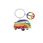 Kitchen Chic Cali Keychain Surfing California Rainbow