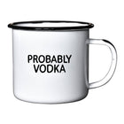 Swag Brewery Probably Vodka Enamel Mug