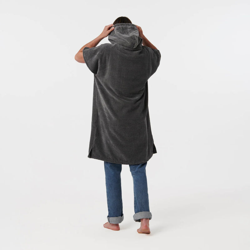 Slowtide The Digs Changing Poncho - Heather Grey