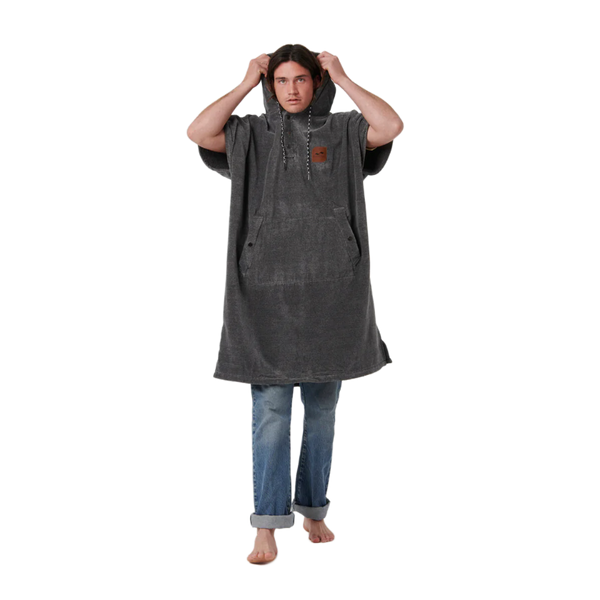 Slowtide The Digs Changing Poncho - Heather Grey