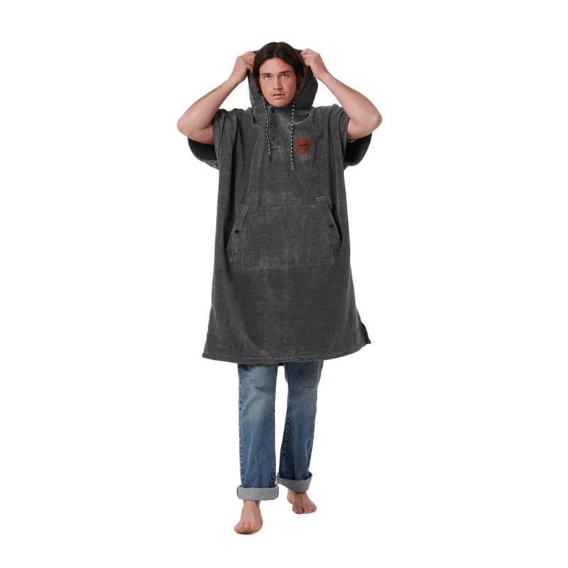 Slowtide The Digs Changing Poncho - Heather Grey