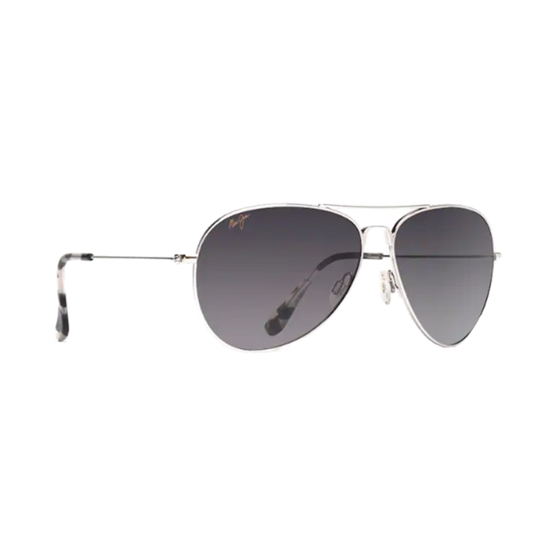 Maui Jim Mavericks Silver + Neutral Grey