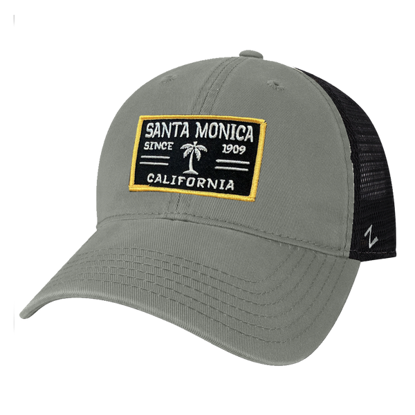 Santa Monica Fair Square Slight Curve Trucker Hat