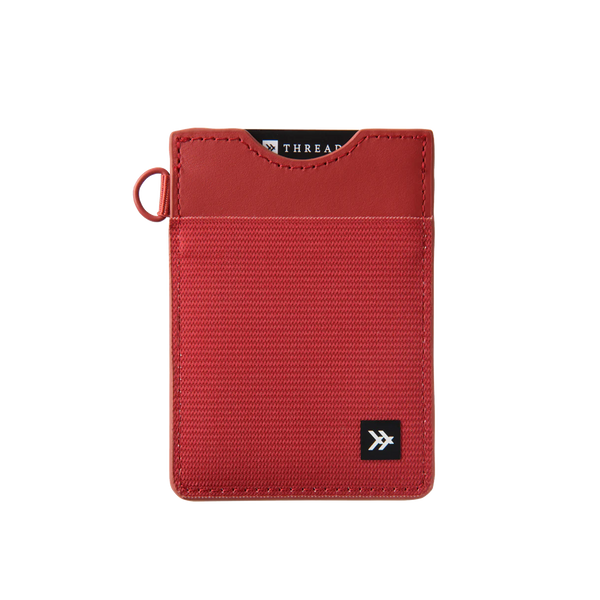 Thread Vertical Wallet - Red