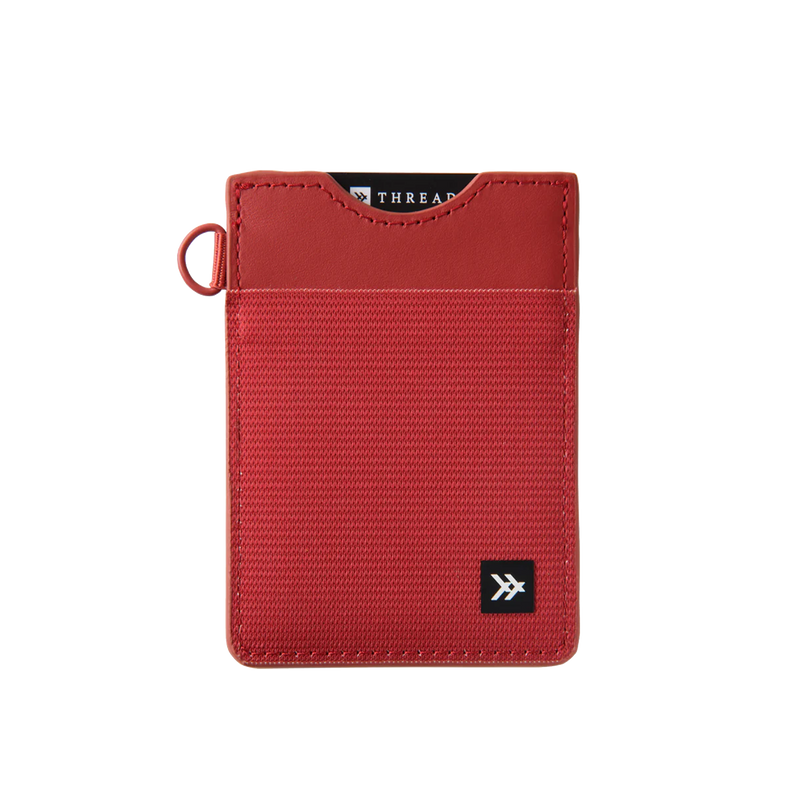 Thread Vertical Wallet - Red