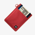 Thread Vertical Wallet - Red (Side 1)