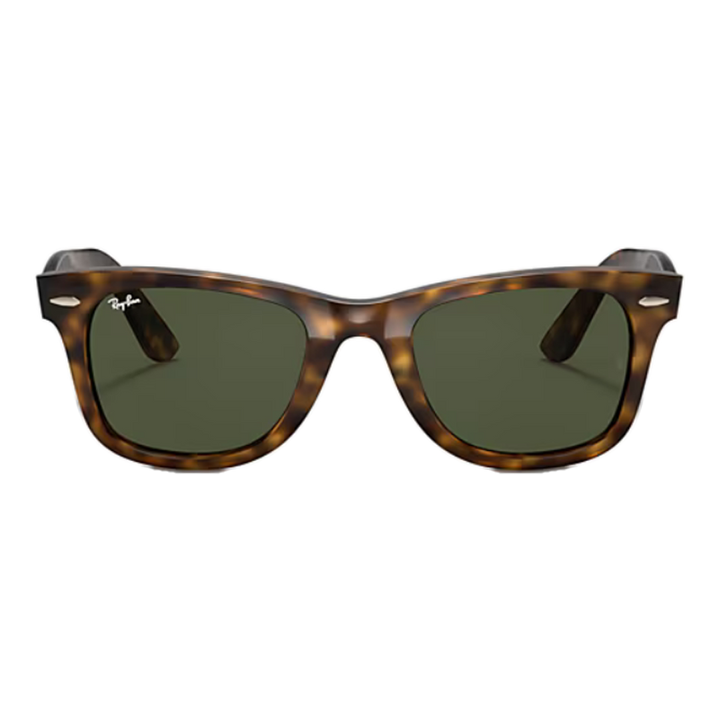 Ray-Ban Wayfarer Ease Polished Light Havana, G-15 Green Lenses