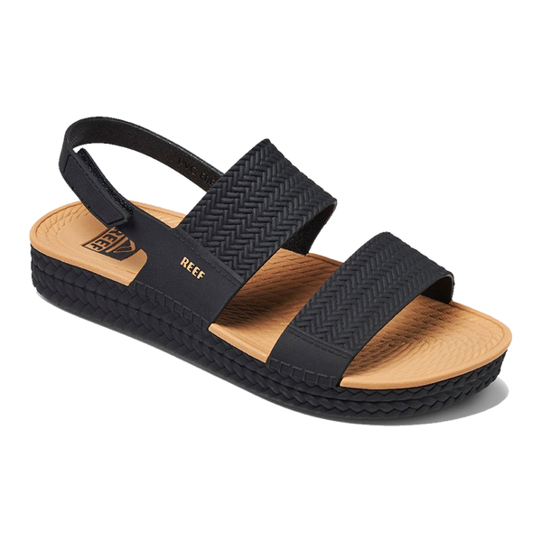 Reef Water Vista Women's Sandals - Black/Tan (Right)